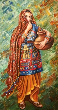 Naish Rafiq, 20 x 30 Inch,  Oil on Canvas, Figurative Painting, AC-NHR-003